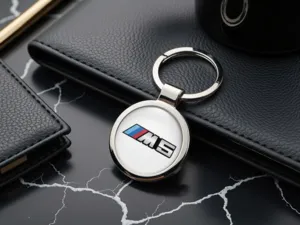 BMW Porte-Clés Custom Acier Brillant